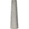 imageDeco 79 Ceramic Decorative Vase Tall Centerpiece Vase with Bubble Texture Flower Vase for Home Decoration 8quot x 8quot x 39quot GoldSilver