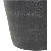 imageDeco 79 Ceramic Decorative Vase Textured Whitewashed Centerpiece Vase Flower Vase for Home Decoration 9quot x 9quot x 19quot Black