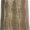 imageDeco 79 Metal Decorative Vase Snakeskin Inspired Centerpiece Vase with Dimensional Wavy Accents Flower Vase for Home Decoration 7quot x 7quot x 17quot Brass
