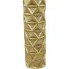 imageDeco 79 Metal Decorative Vase Tall Distressed Metallic Centerpiece Vases with 3D Triangle Patterns Set of 3 Vases for Home Decoration 34quot 29quot 25quot H Gold