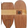 imageDeco 79 Wood 5 Hangers Wall Hook 23quot x 4quot x 26quot BlueWall Dcor
