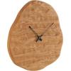 imageDeco 79 Wood Decorative Wall Clock Wavy Wall Clock for Home with Black Accents Wall Clock for Room 19quot x 2quot x 20quot Brown