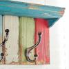 imageDeco 79 Wood Metal Wall Hook 35 by 9Inch multicolored 55456