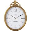 imageDeco 79 Metal Decorative Wall Clock Antique Inspired Wall Clock for Home with Scrolled Finial Wall Clock for Room 11quot x 2quot x 15quot Gold