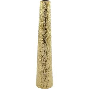 imageDeco 79 Ceramic Decorative Vase Tall Centerpiece Vase with Bubble Texture Flower Vase for Home Decoration 8quot x 8quot x 39quot GoldGold