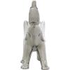 imageDeco 79 Ceramic Elephant Decorative Sculpture Standing Home Decor Statue Accent Figurine 10quot x 4quot x 11quot GoldSilver