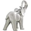 imageDeco 79 Ceramic Elephant Decorative Sculpture Standing Home Decor Statue Accent Figurine 10quot x 4quot x 11quot GoldSilver