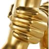 imageDeco 79 Ceramic Hands Decorative Sculpture Gripping Home Decor Statue Accent Figurine 13quot x 4quot x 13quot SilverGold