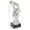 imageDeco 79 Ceramic Hands Decorative Sculpture Gripping Home Decor Statue Accent Figurine 13quot x 4quot x 13quot SilverSilver