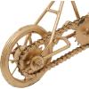 imageDeco 79 Metal Bike Decorative Sculpture Home Decor Statues with Wood Accents set of 2 Accent Figurines 10quot x 4quot x 7quot GoldGold