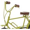imageDeco 79 Metal Bike Decorative Sculpture Home Decor Statues with Wood Wheels set of 3 Accent Figurines 11quot x 5quot x 8quot Multi ColoredGreen