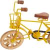 imageDeco 79 Metal Bike Decorative Sculpture Home Decor Statues with Wood Wheels set of 3 Accent Figurines 11quot x 5quot x 8quot Multi ColoredYellow