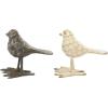 imageDeco 79 Metal Bird Decorative Sculpture Home Decor Statues Set of 2 Accent Figurines 5quotW 6quotH Gold