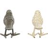 imageDeco 79 Metal Bird Decorative Sculpture Home Decor Statues Set of 2 Accent Figurines 5quotW 6quotH Gold