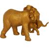imageDeco 79 Polystone Elephant Decorative Sculpture Home Decor Statue Accent Figurine 6quot x 10quot x 7quot Gold