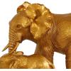 imageDeco 79 Polystone Elephant Decorative Sculpture Home Decor Statue Accent Figurine 6quot x 10quot x 7quot Gold