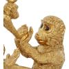 imageDeco 79 Polystone Monkey Decorative Sculpture Home Decor Statue Accent Figurine 8quot x 3quot x 11quot Gold
