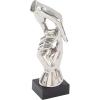imageDeco 79 Ceramic Hands Decorative Sculpture Gripping Home Decor Statue Accent Figurine 13quot x 4quot x 13quot SilverSilver