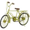 imageDeco 79 Metal Bike Decorative Sculpture Home Decor Statues with Wood Wheels set of 3 Accent Figurines 11quot x 5quot x 8quot Multi ColoredGreen