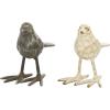 imageDeco 79 Metal Bird Decorative Sculpture Home Decor Statues Set of 2 Accent Figurines 5quotW 6quotH Gold