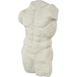 imageDeco 79 Polystone People Decorative Sculpture Home Decor Statue with Black Square Base Accent Figurine 5quot x 5quot x 17quot Cream10 x 6 x 16