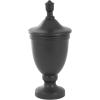 imageDeco 79 Ceramic Living Room Decorative Jars Fluted Urn Shaped Decorative Container with Lid Jar with Lid 10quot x 10quot x 22quot WhiteBlack