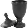 imageDeco 79 Ceramic Living Room Decorative Jars Fluted Urn Shaped Decorative Container with Lid Jar with Lid 10quot x 10quot x 22quot WhiteBlack