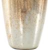 imageDeco 79 Glass Decorative Decorative Jars Speckled Ombre Decorative Container with Textured Top Knob and Gold and Beige Accents Decorative Keepsake Box 6quot x 6quot x 17quot Copper6 x 6 x 17