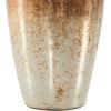imageDeco 79 Glass Decorative Decorative Jars Speckled Ombre Decorative Container with Textured Top Knob and Gold and Beige Accents Decorative Keepsake Box 6quot x 6quot x 17quot Copper5 x 5 x 14