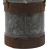imageDeco 79 Metal Galvanized Milk Can 13 by 7Inch13 by 7Inch