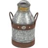 imageDeco 79 Metal Galvanized Milk Can 13 by 7Inch13 by 7Inch