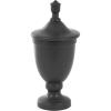 imageDeco 79 Ceramic Living Room Decorative Jars Fluted Urn Shaped Decorative Container with Lid Jar with Lid 10quot x 10quot x 22quot WhiteBlack
