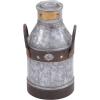 imageDeco 79 Metal Galvanized Milk Can 13 by 7Inch13 by 7Inch