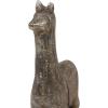 imageDeco 79 Metal Llama Decorative Sculpture Home Decor Statues Set of 3 Accent Figurines 9quot 7quot 6quotH BlackBlack
