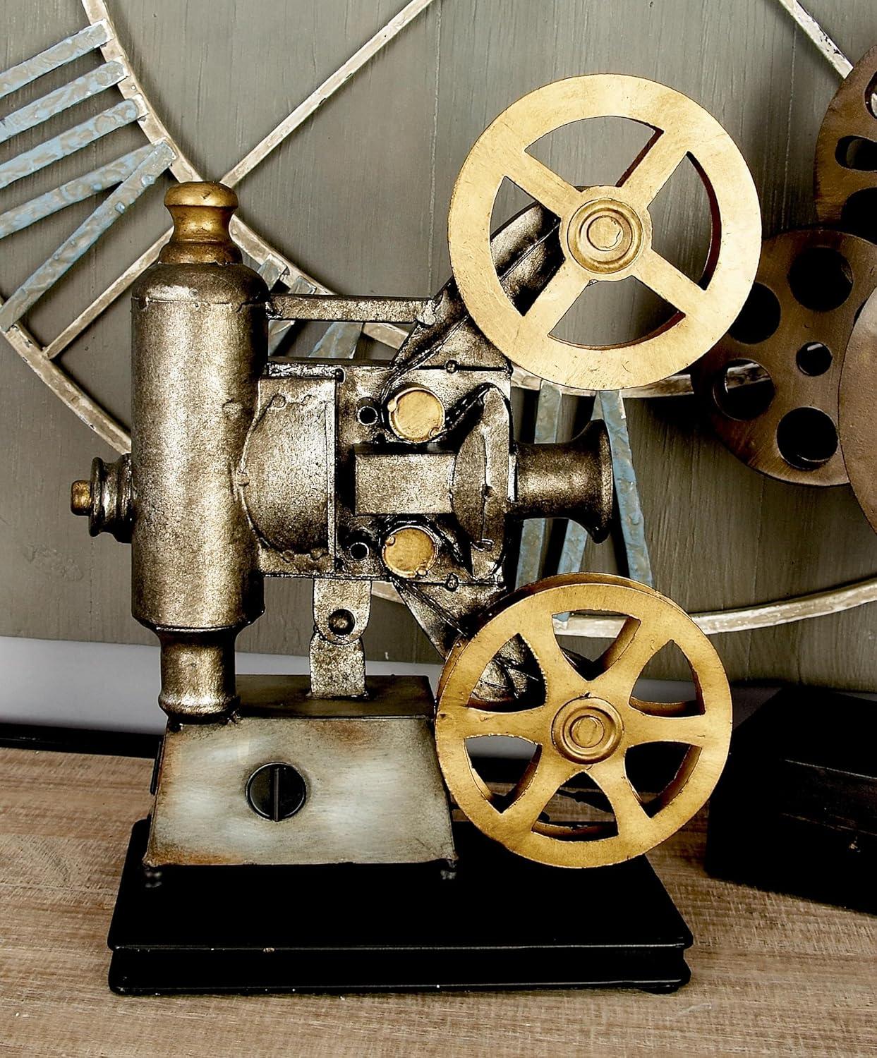 imageDeco 79 Metal Film Decorative Sculpture Camera Home Decor Statue Accent Figurine 11quot x 5quot x 15quot Black