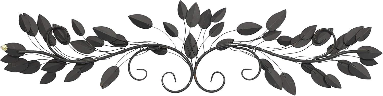 imageDeco 79 Metal Leaf Home Wall Decor Wall Sculpture Wall Art 43quot x 2quot x 10quot Multi ColoredBlue