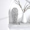 imageDeco 79 Aluminum Metal Decorative Vase Cutout Coral Centerpiece Vase Vase for Home Decoration 8quot x 8quot x 19quot Silver8L x 8W x 19H