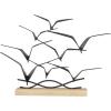 imageDeco 79 Metal Bird Decorative Sculpture Home Decor Statue Accent Figurine 19quot x 4quot x 14quot Black19L x 4W