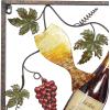 imageDeco 79 Metal Wine Home Wall Decor Wall Sculpture with Grapes Detailing set of 4 Wall Art 14quot x 1quot x 18quot Multi ColoredWine Art 1