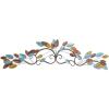 imageDeco 79 Metal Leaf Home Wall Decor Wall Sculpture Wall Art 43quot x 2quot x 10quot Multi ColoredMulti Colored