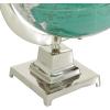 imageDeco 79 Aluminum Metal EducationalGeographic Earth Globe Desk Globe 12quot x 12quot x 18quot Teal