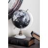 imageDeco 79 Plastic Globe 8quot x 8quot x 15quot WhiteSilverBlackBrownWhite