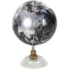 imageDeco 79 Plastic Globe 8quot x 8quot x 15quot WhiteSilverBlackBrownWhite