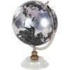 imageDeco 79 Plastic Globe 8quot x 8quot x 15quot WhiteSilverBlackBrownWhite
