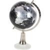 imageDeco 79 Plastic Globe 8quot x 8quot x 15quot WhiteSilverBlackWhite