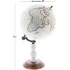 imageDeco 79 Plastic Globe 8quot x 8quot x 15quot WhiteWhite