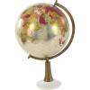 imageDeco 79 Plastic Globe 8quot x 8quot x 15quot WhiteMulticolorSilverWhite