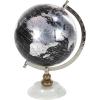 imageDeco 79 Plastic Globe 8quot x 8quot x 15quot WhiteSilverBlackBrownWhite