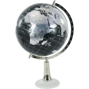 imageDeco 79 Plastic Globe 8quot x 8quot x 15quot WhiteSilverWhite