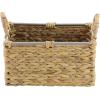 imageDeco 79 Contemporary Seagrass Storage Basket S3 W41143 12quot14quot16quotW Light Brown